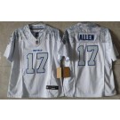 Women's Buffalo Bills #17 Josh Allen Limited White Rivalries FUSE Vapor Jersey