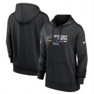 Women's Buffalo Bills Black 2022 Crucial Catch Therma Performance Pullover Hoodie