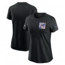 Women's Buffalo Bills Black 2023 Crucial Catch Sideline TriBlend T Shirt