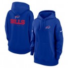 Women's Buffalo Bills Blue Sideline Club Fleece Pullover Hoodie