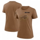 Women's Buffalo Bills Brown 2023 Salute to Service Legend Performance T Shirt