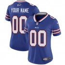 Women's Buffalo Bills Customized Limited Blue Vapor Untouchable Jersey