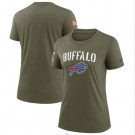 Women's Buffalo Bills Olive 2022 Salute To Service Legend T Shirt