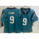 Women's Carolina Panthers #9 Bryce Young Limited Blue Vapor Jersey