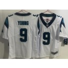 Women's Carolina Panthers #9 Bryce Young Limited White Vapor Jersey