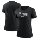 Women's Chicago Bears Black 2022 Crucial Catch Performance T Shirt