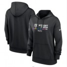 Women's Chicago Bears Black 2022 Crucial Catch Therma Performance Pullover Hoodie