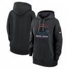 Women's Chicago Bears Black 2024 Crucial Catch Club Pullover Hoodie