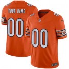 Women's Chicago Bears Customized Limited Orange FUSE Vapor Jersey