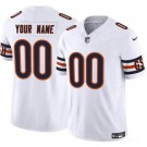 Women's Chicago Bears Customized Limited White FUSE Vapor Jersey