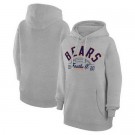 Women's Chicago Bears Starter Gray Half Ball Team Pullover Hoodie