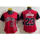 Women's Chicago White Sox #23 Michael Jordan Red 2025 City Connect Limited Jersey