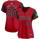 Women's Chicago White Sox Customized Red 2025 City Connect Limited Jersey