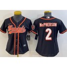 Women's Cincinnati Bengals #2 Evan McPherson Limited Black Baseball Jersey
