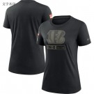 Women's Cincinnati Bengals Black 2020 Salute To Service T Shirt