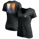 Women's Cincinnati Bengals vs Los Angeles Rams Black Super Bowl LVI Matchup Tickets Please V Neck T-Shirt