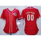 Women's Cincinnati Reds Customized Red Cool Base Jersey