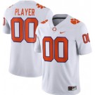 Women's Clemson Tigers Custom Limited White College Football Jersey