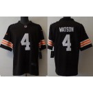 Women's Cleveland Browns #4 Deshaun Watson Limited Brown Vapor Jersey