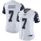 Women's Dallas Cowboys #7 Trevon Diggs Limited White Rush Color Jersey