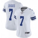 Women's Dallas Cowboys #7 Trevon Diggs Limited White Vapor Jersey