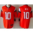 Women's Denver Broncos #10 Bo Nix Limited Orange Vapor Jersey