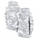 Women's Denver Broncos Arctic Camo 2024 Salute to Service Club Fleece Pullover Hoodie
