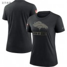 Women's Denver Broncos Black 2020 Salute To Service T Shirt