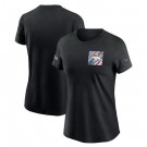 Women's Denver Broncos Black 2023 Crucial Catch Sideline TriBlend T Shirt
