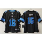 Women's Detroit Lions #16 Jared Goff Limited Black 2024 Vapor Jersey