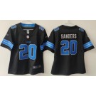 Women's Detroit Lions #20 Barry Sanders Limited Black 2024 Vapor Jersey