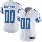 Women's Detroit Lions Customized Limited White Vapor Untouchable Jersey