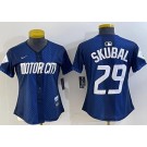 Women's Detroit Tigers #29 Tarik Skubal Navy 2024 City Connect Limited Jersey