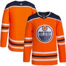 Women's Edmonton Oilers Customized Orange Fanatics Authentic Jersey