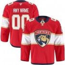 Women's Florida Panthers Custom Red Fanatics Authentic Jersey