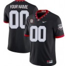 Women's Georgia Bulldogs Custom Limited Black Alternate College Football Jersey