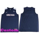 Women's Gonzaga Bulldogs Customized Navy College Basketball Jersey
