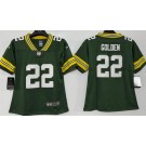 Women's Green Bay Packers #22 Matthew Golden Limited Green Vapor Jersey
