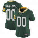 Women's Green Bay Packers Customized Limited Green Vapor Untouchable Jersey