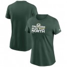 Women's Green Bay Packers Green 2021 NFC North Division Champions Trophy Collection T-Shirt