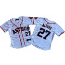 Women's Houston Astros #27 Jose Altuve White Limited Jersey