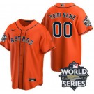 Women's Houston Astros Customized Orange 2022 World Series Cool Base Jersey