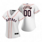 Women's Houston Astros Customized White 2020 Cool Base Jersey