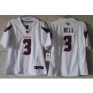 Women's Houston Texans #3 Tank Dell Limited White FUSE Vapor Jersey