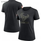 Women's Houston Texans Black 2020 Salute To Service T Shirt