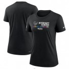 Women's Houston Texans Black 2022 Crucial Catch Performance T Shirt