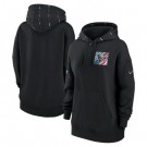 Women's Houston Texans Black 2023 Crucial Catch Club Pullover Hoodie