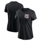 Women's Houston Texans Black 2023 Crucial Catch Sideline TriBlend T Shirt