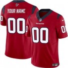 Women's Houston Texans Customized Limited Red FUSE Vapor Jersey