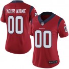 Women's Houston Texans Customized Limited Red Vapor Untouchable Jersey